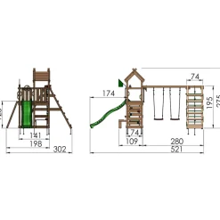 Lektorn Jungle Gym Teepee