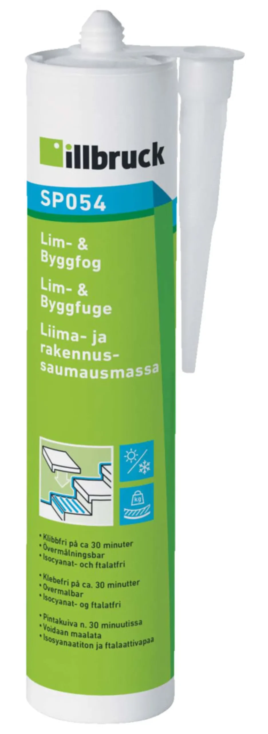 Lim- & Byggfog SP054 Grå 310 ml illbruck
