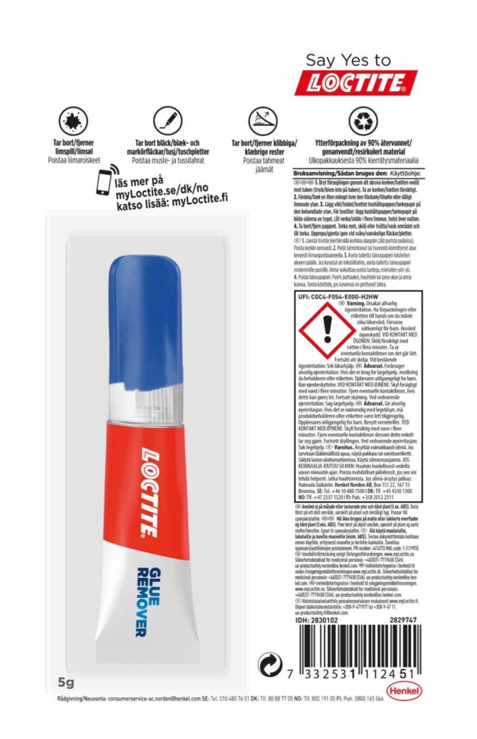 Limborttagning 5 g Loctite