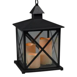 Ljuslykta 3 LED-blockljus 23 x 38 cm