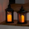 Ljuslykta 1 LED-blockljus 15 x 33 cm Stemning