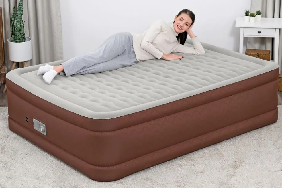 Luftmadrass Dubbel AlwayzAire Fortech 203 x 152 cm Bestway
