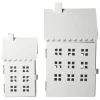 Lykta Hus Set Mattvit 16,5/24,5 cm Form Living