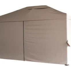 Lyxpaviljong Beige/Svart 3 x 4 m