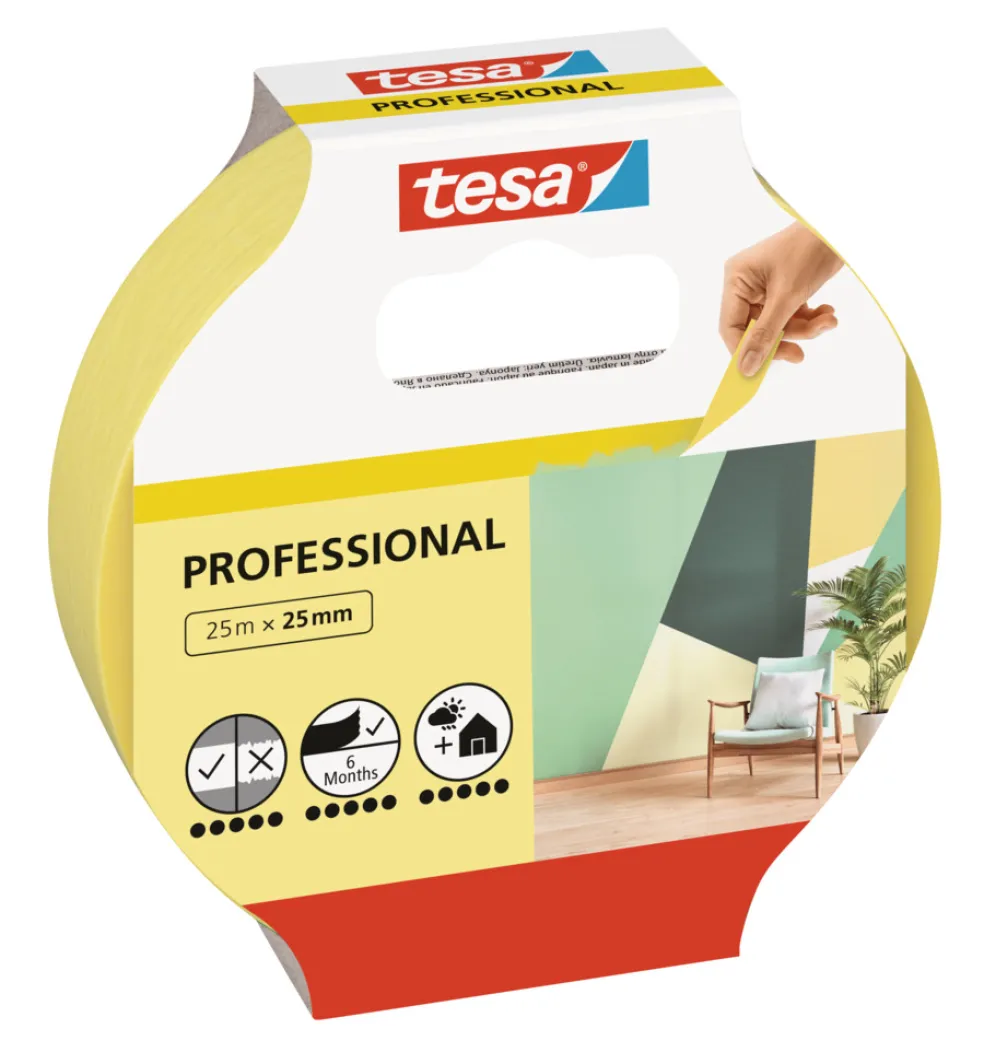 Maskeringstejp Professional 25 mm x 25 m Tesa