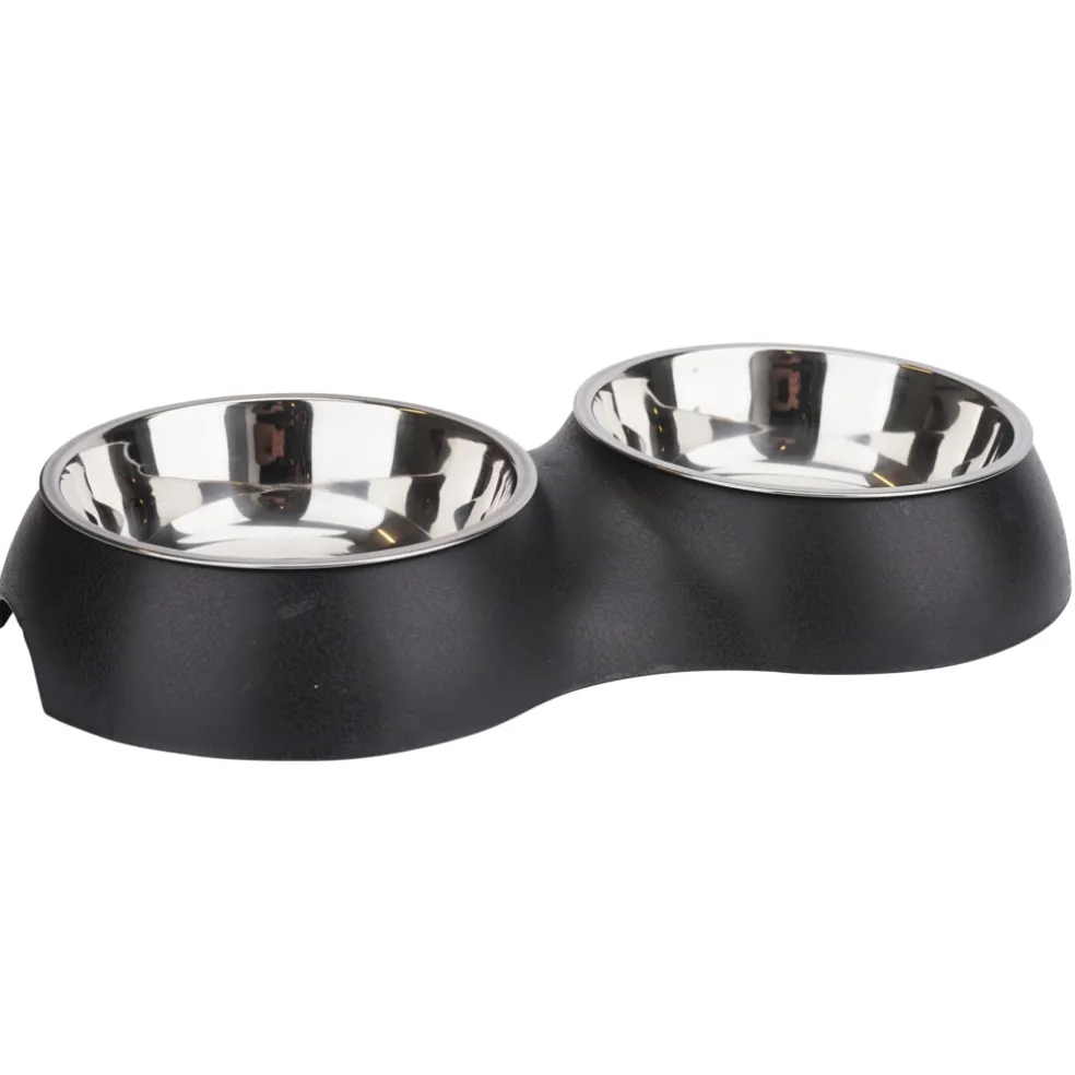 Matskål Dubbel Hund/Katt 33 x 17,5 x 5 cm Petzone