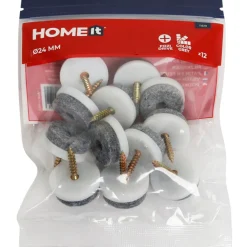 Möbeltass Filt/Plast Ø24 mm 12-pack Home>it