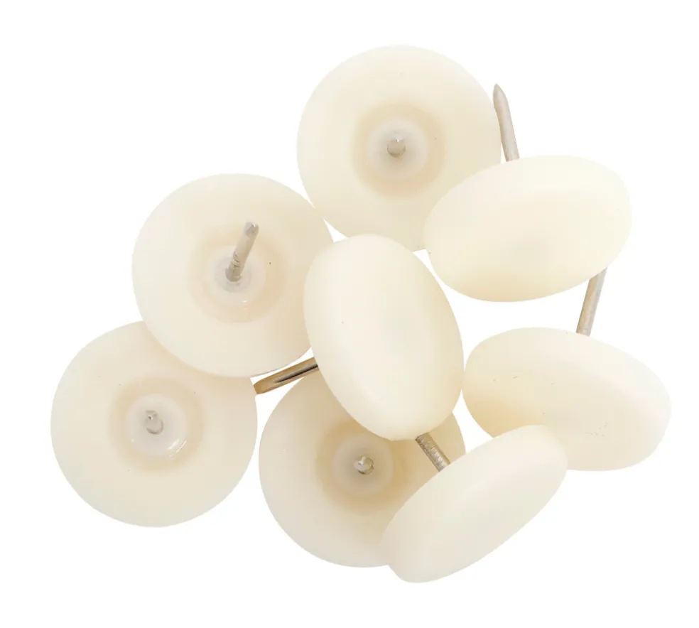 Möbeltass m/spik Vit Ø30 mm 8-pack Home>it