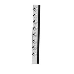 Mellanstolpe Broken Galvad 730 mm Steel Design