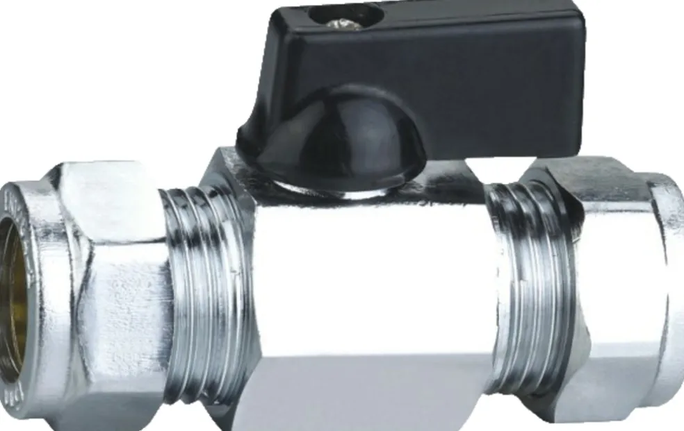 Minikulventil Ø15 mm Rak ScandFix