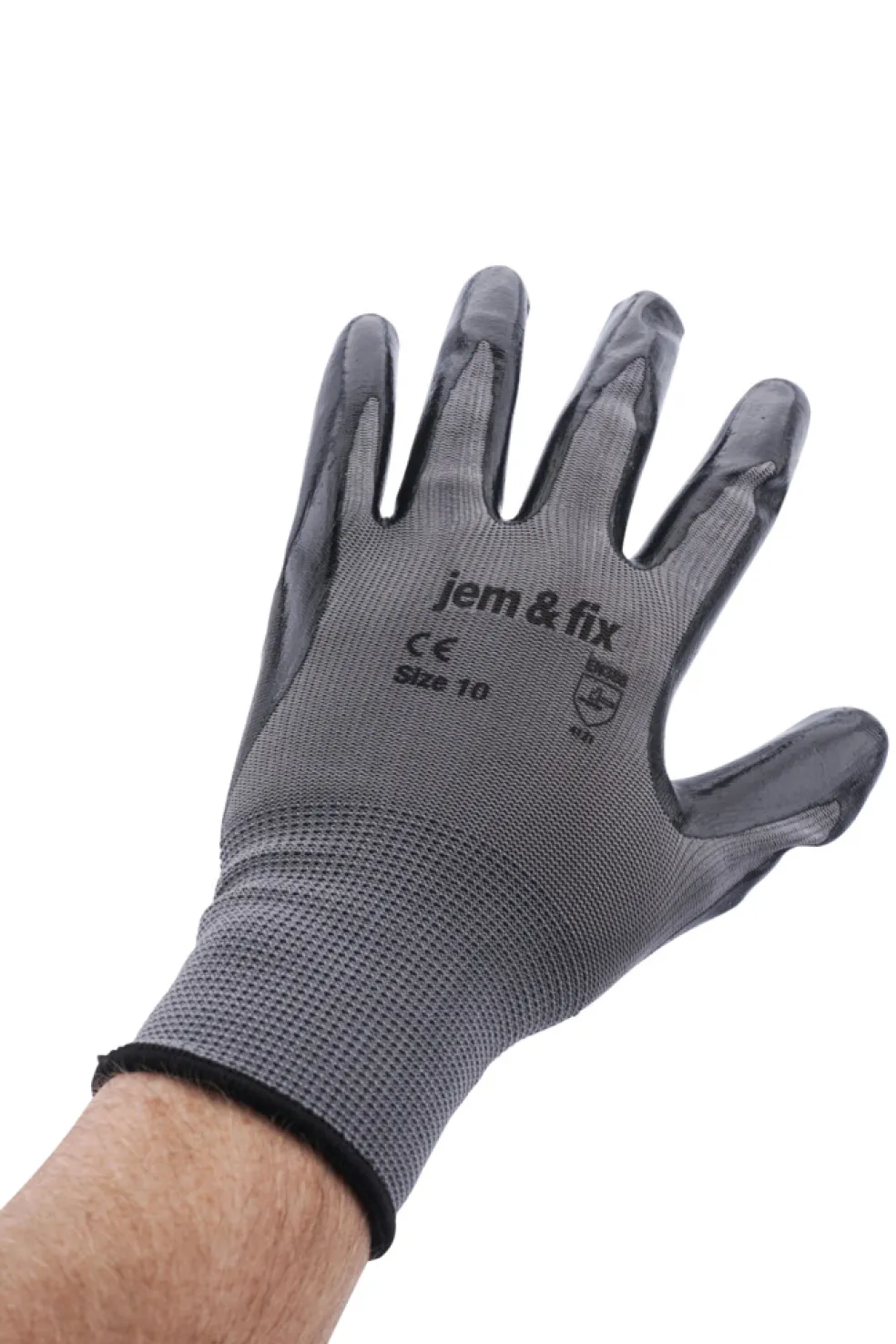 Montagehandske Nitril Strl. 10 3-pack