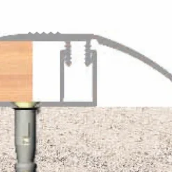 Nivålist Alu 2 x 52 mm - 0,9 m