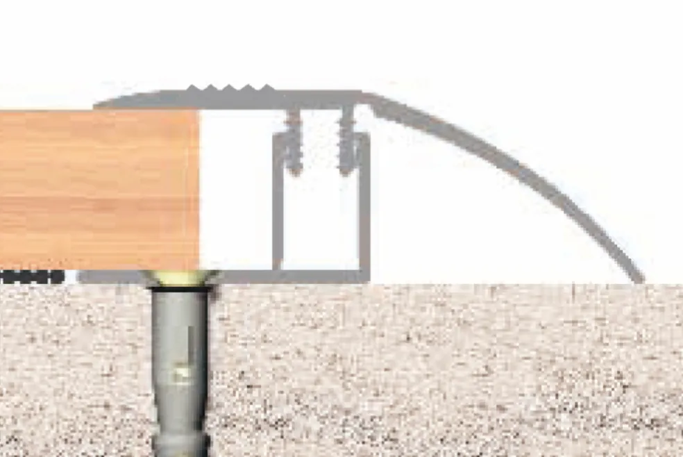 Nivålist Alu 2 x 52 mm - 0,9 m