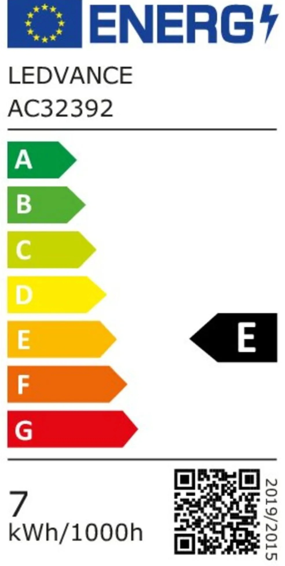 Normallampa LED 7W 3-pack Osram