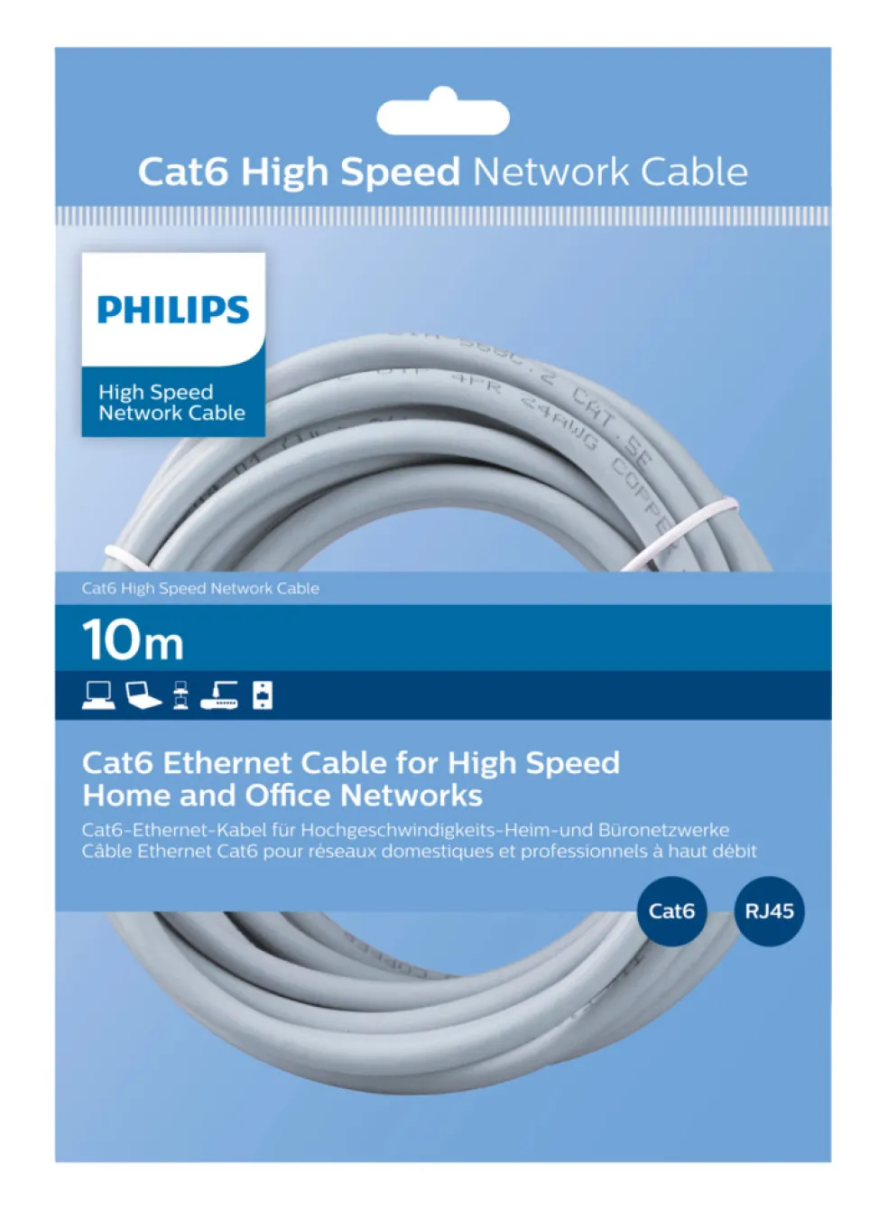 Nätverkskabel 10 m Philips
