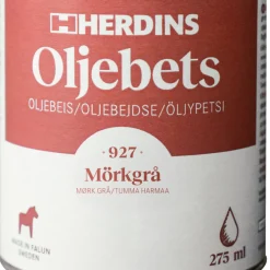 Oljebets Mörkgrå 275 ml Herdins