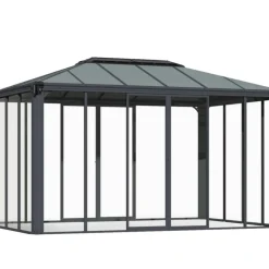 Orangeri Ledro Antracit 4,3 x 2,95 m 12,7 m² Canopia by Palram