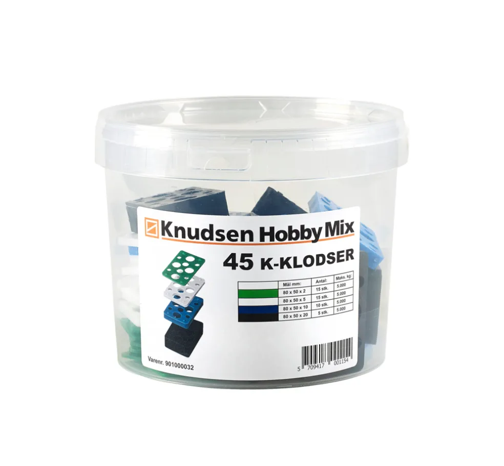 Pallningsbricka Mix 45-pack Knudsen Kilen