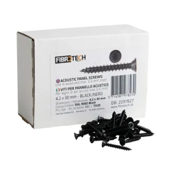 Panelskruv TX20 4,2 x 30 mm Svart 100-pack Fibrotech