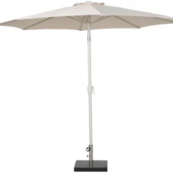 Parasoll m/vev & tilt Beige Ø3 m Sunlife
