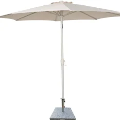 Parasoll m/vev & tilt Beige Ø3 m Sunlife