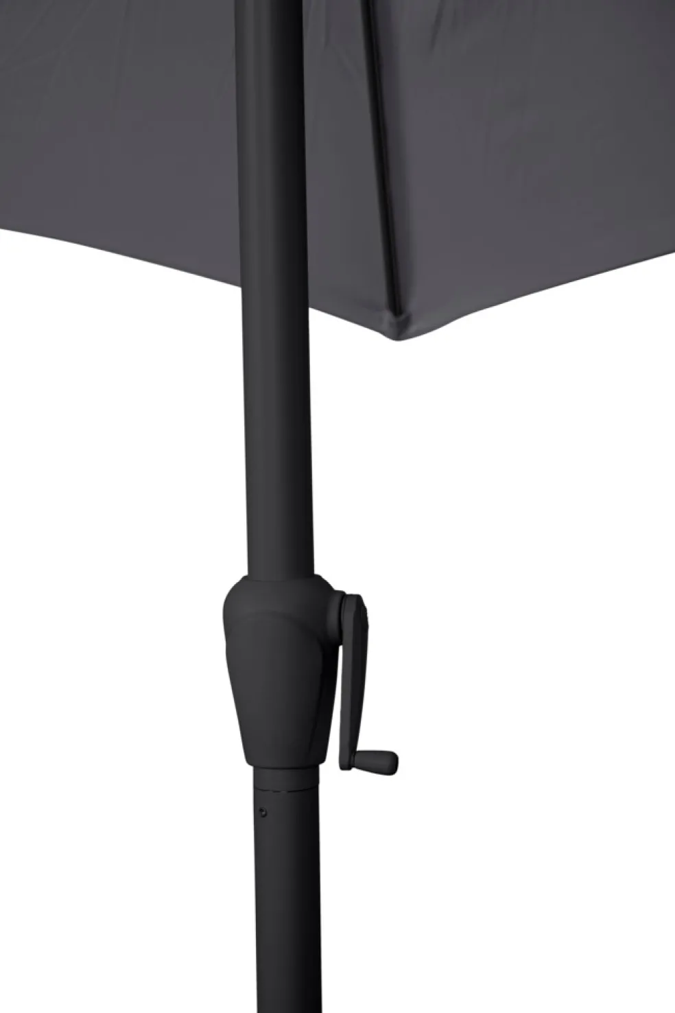 Parasoll m/vev & tilt Grå Ø3 m Sunlife