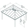 Paviljong Dallas 483 x 422 cm Canopia by Palram