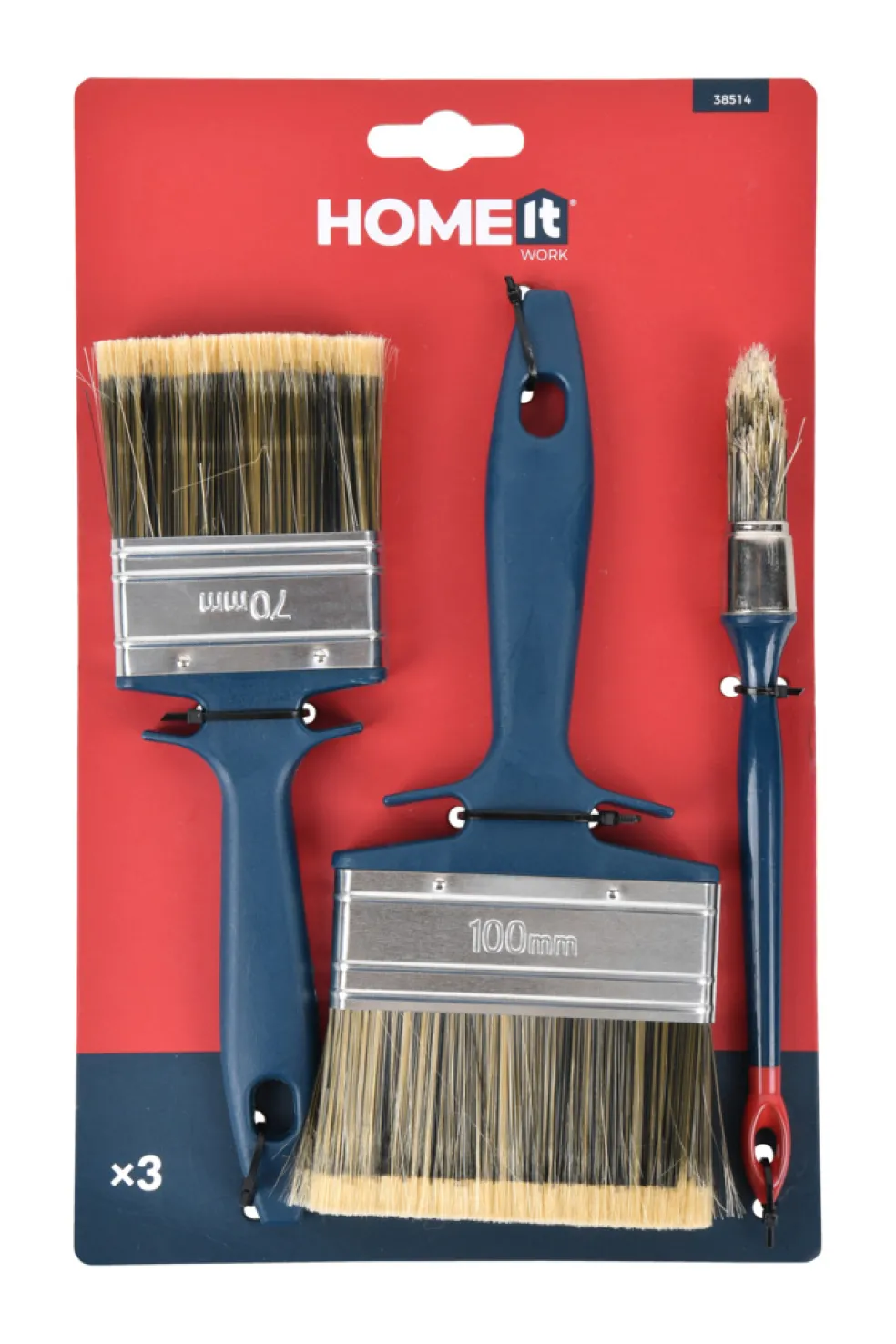 Penselset Fasad- & Rundpensel 3 delar Home>it