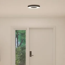Plafond 22W 2000 lm Svart Plejd