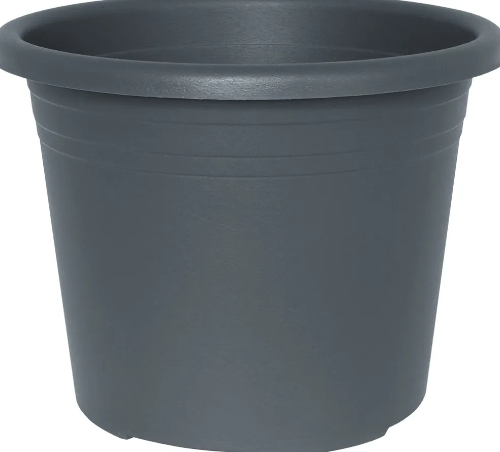 Plastkruka Cylindro Grå Ø35 cm Scan-Pot