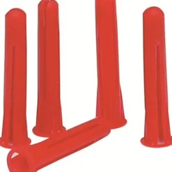 Plastplugg Röd 5,5 x 35 mm 100-pack Heco