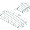 Pooltak Majorca 874 x 470 cm Canopia by Palram
