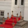 Röd Matta 3 x 1 m
