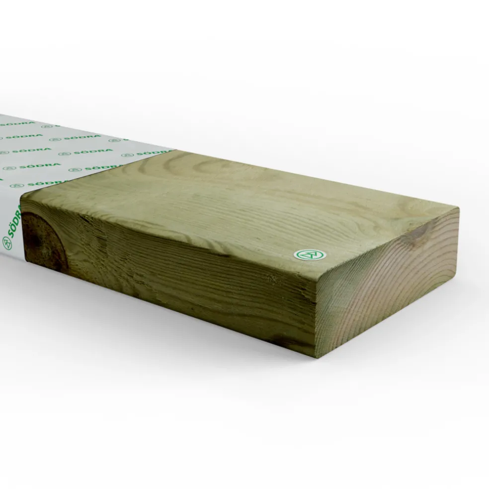 Regel Impregnerad 45 x 145 mm - 5,4 m Södra Wood
