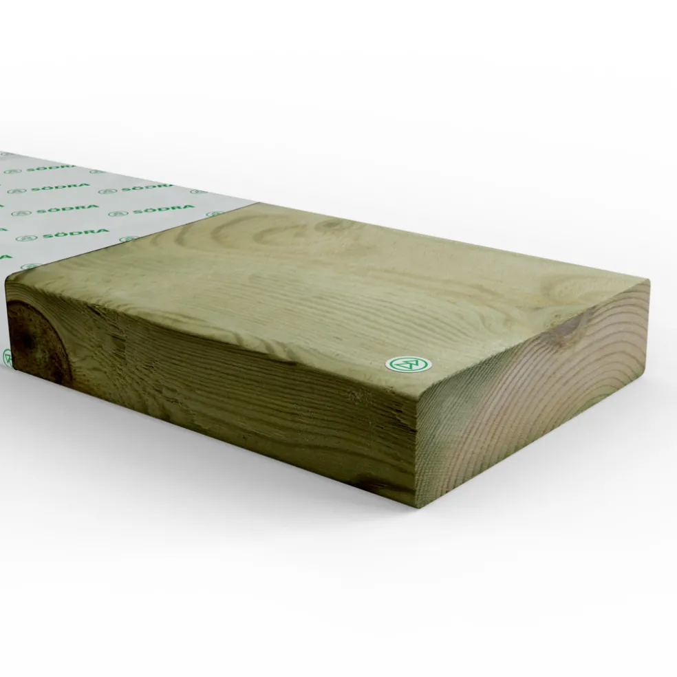 Regel Impregnerad 45 x 170 mm - 4,8 m Södra Wood