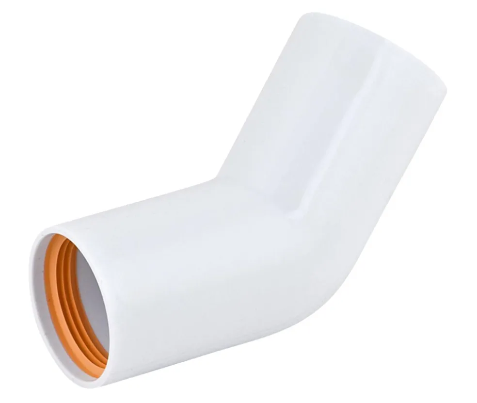 Rörböj Vit 45° Ø32 mm Faluplast