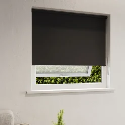 Rullgardin Ljusdämpande Svart 140 x 175 cm