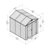 Skjul Skylight 4,2 m² Canopia by Palram