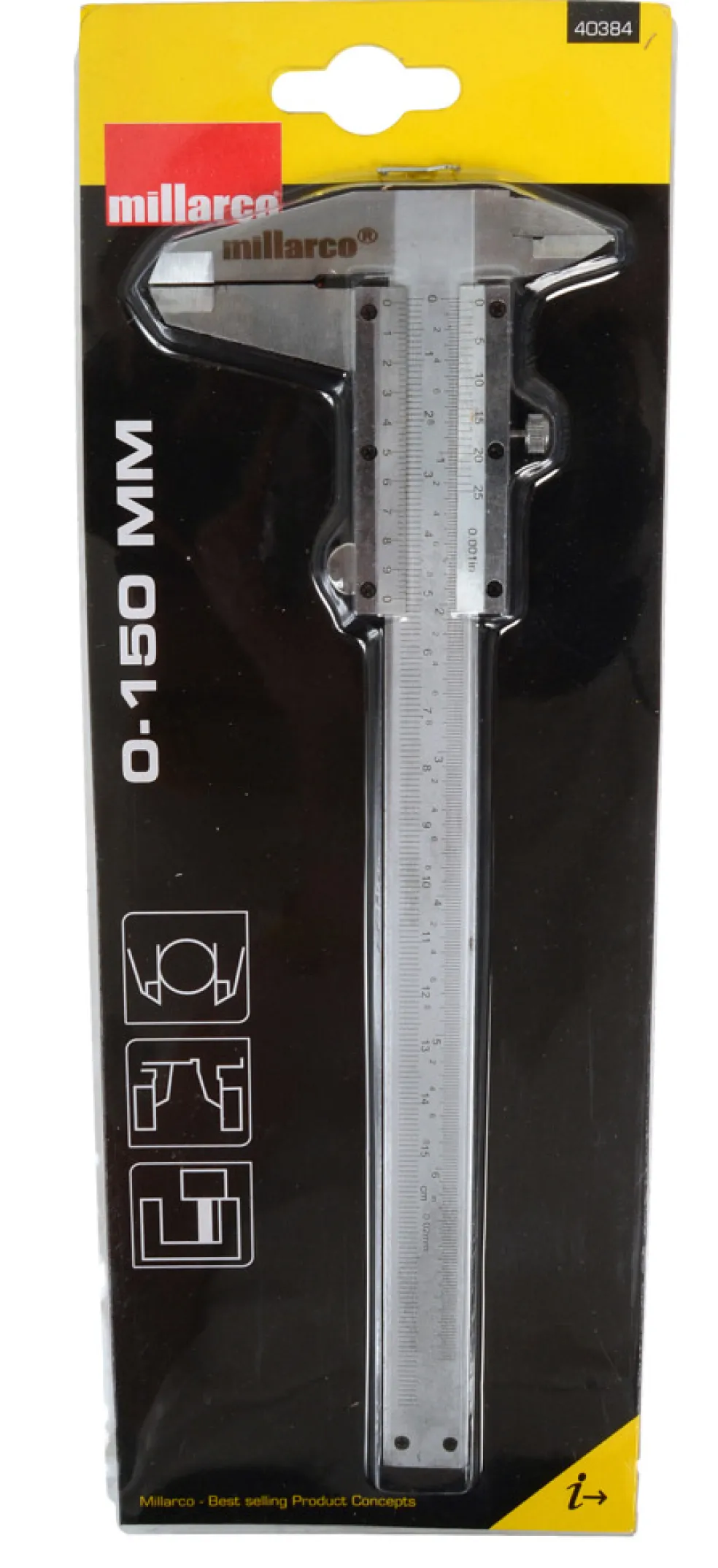 Skjutmått 150 mm Millarco