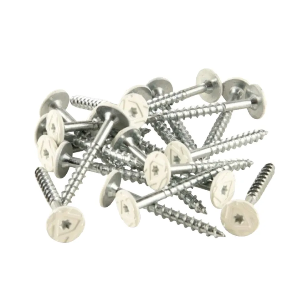 Skruv t/träbetong 5 x 45 mm Vit 250-pack Fibrotech