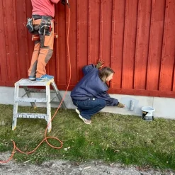 Slamfärg Röd 10 L