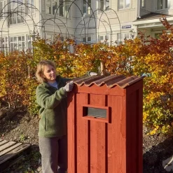 Slamfärg Röd 10 L