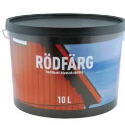 Slamfärg Röd 10 L