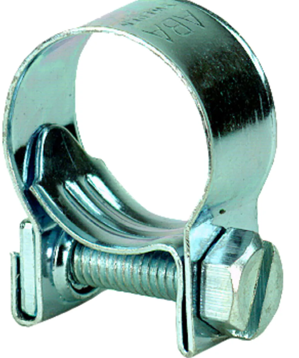Slangklämma Mini Förzinkad Ø8-10 mm 2-pack Gelia
