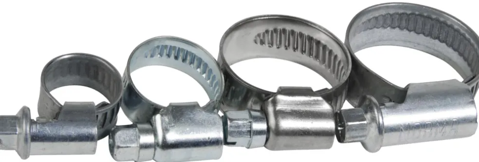Slangklämma Stål Ø8-32 mm 8-pack Gelia