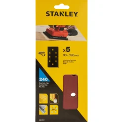Slippapper med hål K240 5-pack Stanley