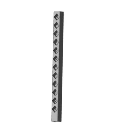 Slutstolpe Broken Galvad 1050 mm Steel Design