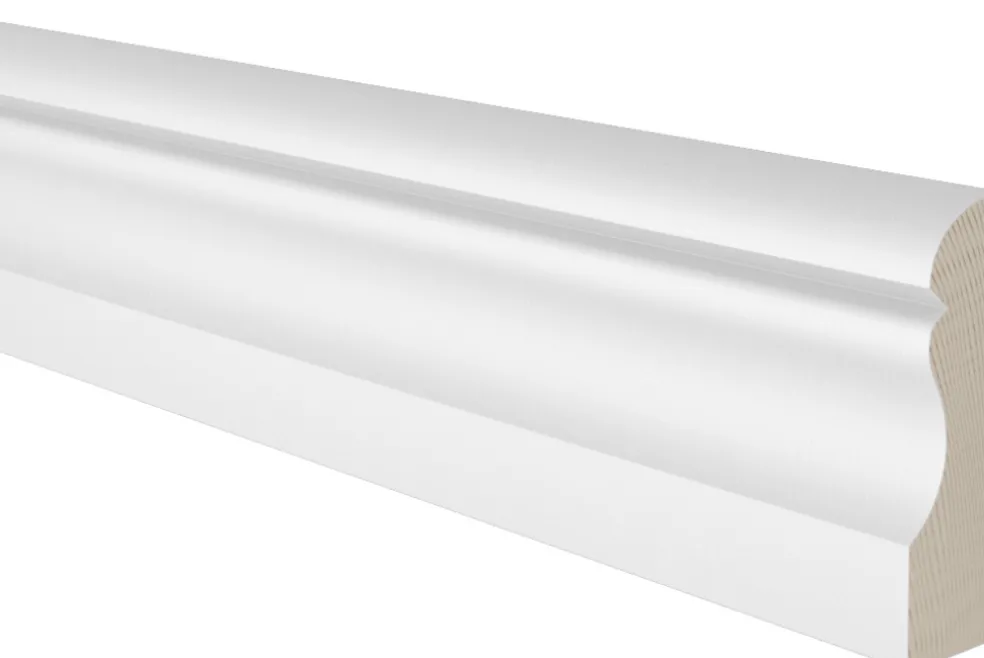 Sockel Allmoge Furu Vit 15 x 69 mm - 3,6 m EHL Prolist