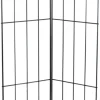 Spaljé Hopfällbar Svart 120 cm