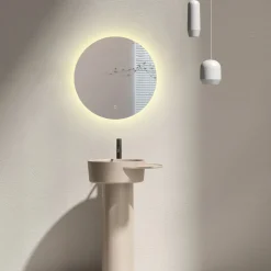 Spegel LED Ø60 cm REN